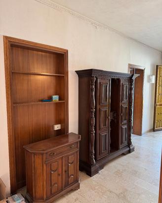 Armadio credenza ante scorrevoli legno