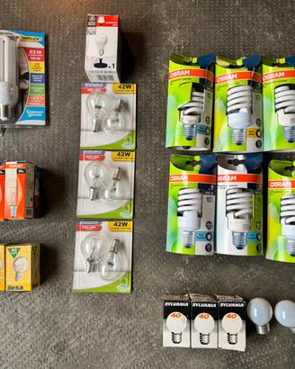 Lampadine di vario tipo