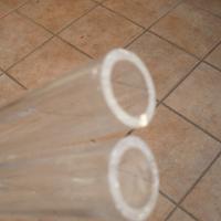 Tubi in vetro acrilico trasparente