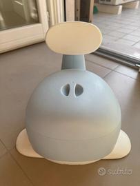 Kindsgut vasino di design a forma di balena