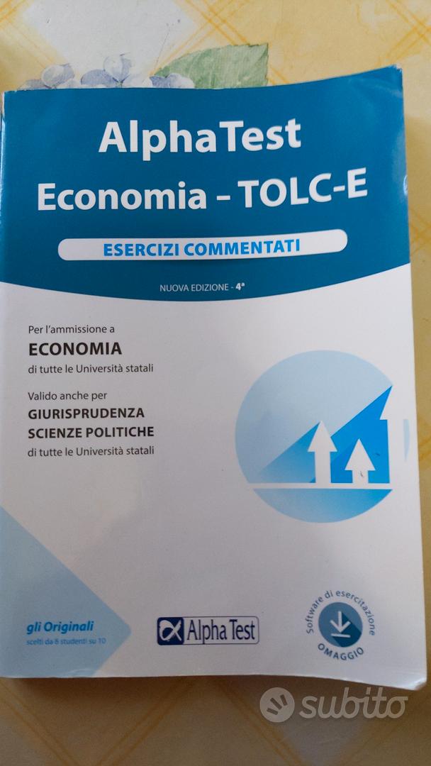 Alpha Test Tolc-E Economia Kit Completo - Libri e Riviste In vendita a  Bologna