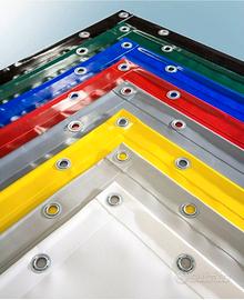 3x3 m Telo pvc 700gr/mq bordato occhiellato