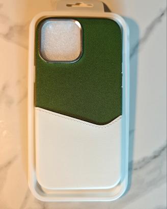Cover iPhone 13 Pro bianca e verde