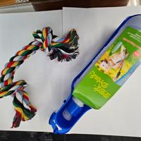 kit borraccia 500ml  e corda cucciolo