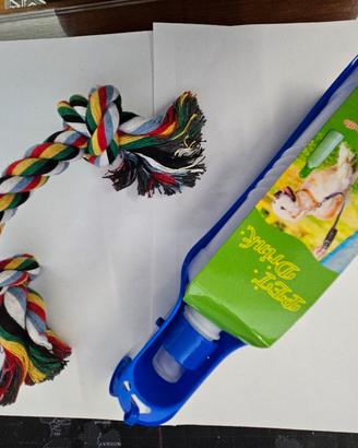 kit borraccia 500ml  e corda cucciolo