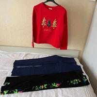 Maglione e leggings per ragazza anni 12/13