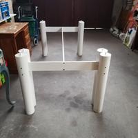 Tavolo in cristallo vintage anni '60