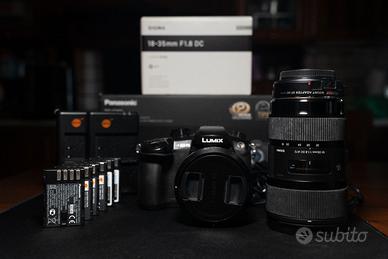 GH5 + 12-60 + 18-35 + Speedbooster + 7 batterie