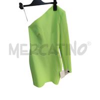 VESTITO D ALEX PERRY MYTHERESA LIME NUOVO MONOSPAL