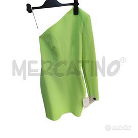 VESTITO D ALEX PERRY MYTHERESA LIME NUOVO MONOSPAL