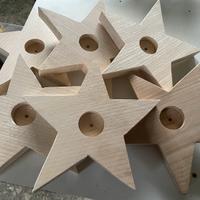 Stella in legno di acero