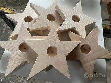Stella in legno di acero