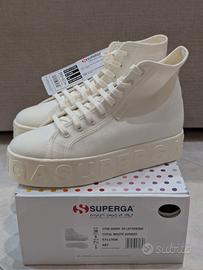 🌟 SUPERGA 2708 SHINY 3D LETTERING - NUOVE CON CAR