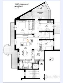 Appartamento 120 mq con Box