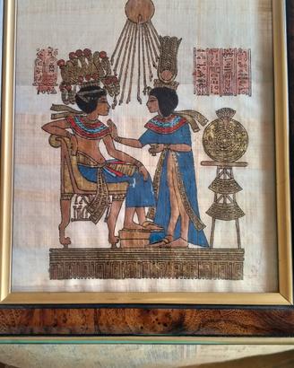 Quadro su foglio di papiro 
