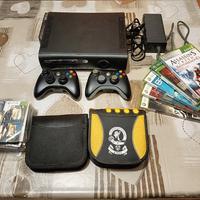 Xbox 360 Elite con 2 controller e circa 80 giochi