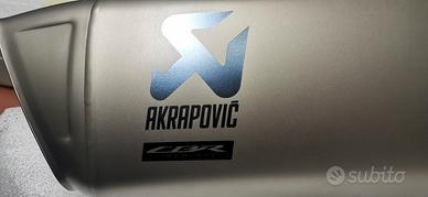 scarico originale Akrapovic Honda CBR RR fireblade