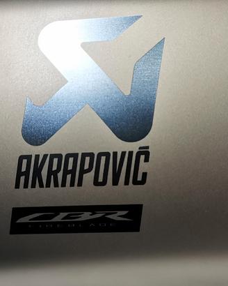 scarico originale Akrapovic Honda CBR RR fireblade