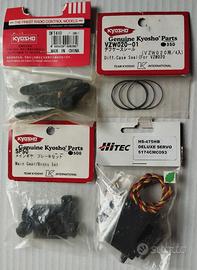 Lotto Ricambi RC Kyosho + HiTEC HS-475HB NUOVI