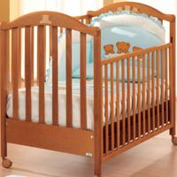 Letto culla in ciliegio cassetto e materasso