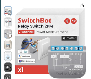 SwitchBot Interruttore WiFi 2PM