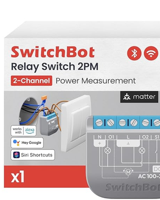 SwitchBot Interruttore WiFi 2PM