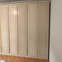 Armadio bianco 6 ante in legno