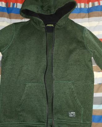 Felpa Mistral ragazzo con cappuccio e zip 