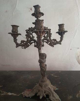 COPPIA DI CANDELABRI ANTICHI