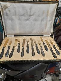 Servizio dolce in argento d'epoca