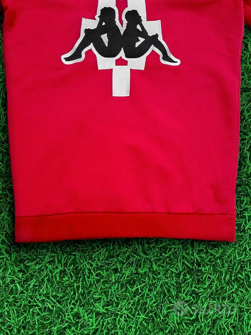 Felpa kappa marcelo burlon rossa sales
