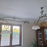 lampadari in ferro battuto artigianali