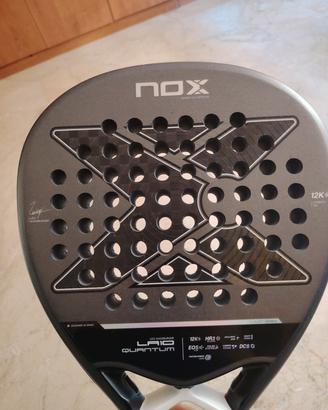 nox LA10 quantum 2025 racchetta padel