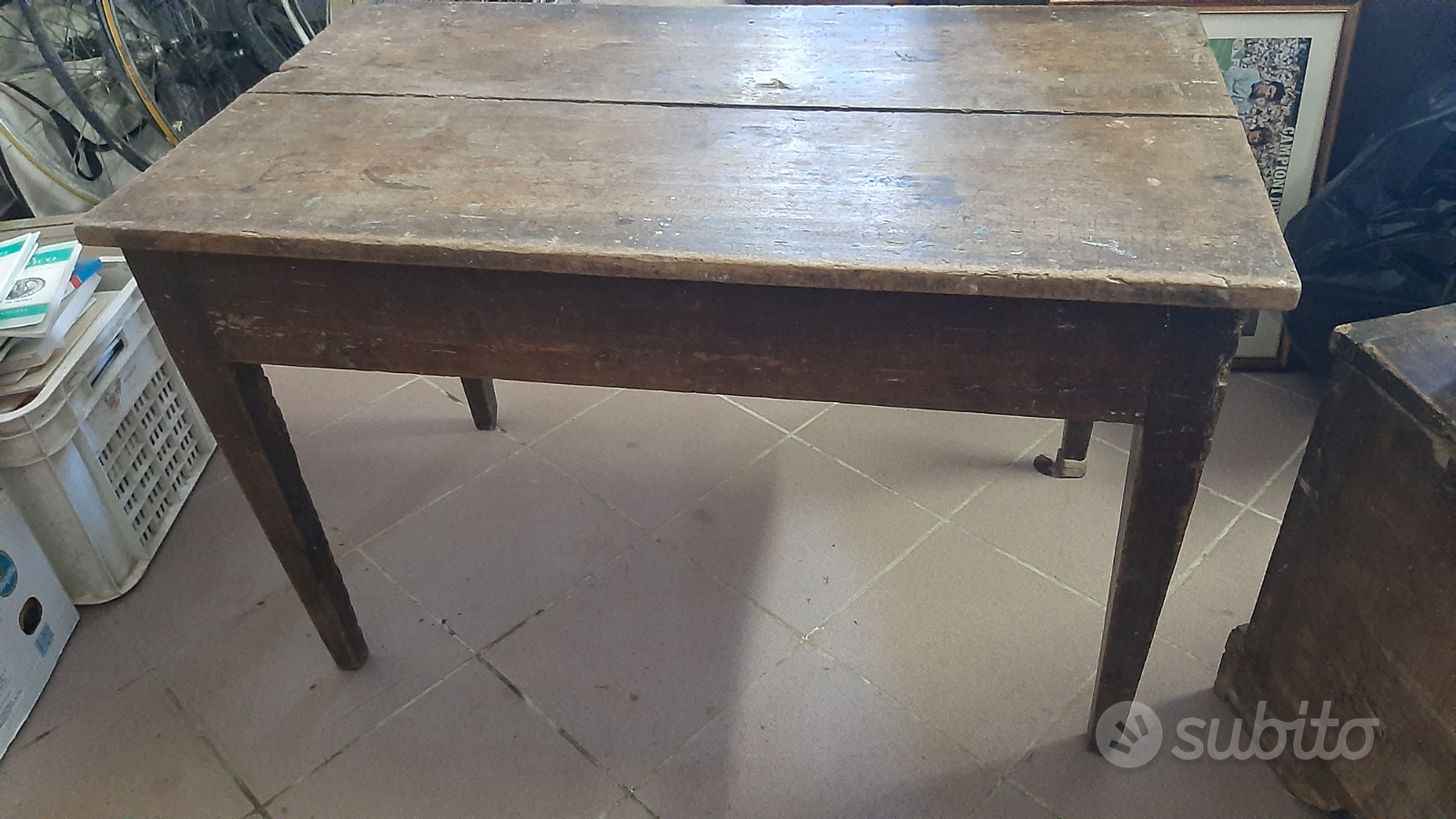 Antico tavolino scrittoio noce - Arredamento e Casalinghi In vendita a  Ravenna
