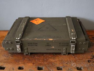 VECCHIA CASSA MILITARE BAULE