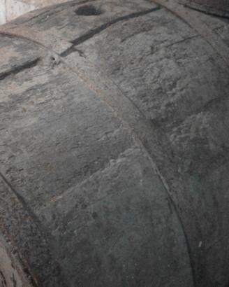 2 botti in legno per vino molto antiche