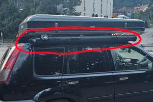 Tanica tubolare doccia campeggio autocostruita 