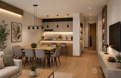 Appartamento di 130 m² con 5 locali e box auto a I