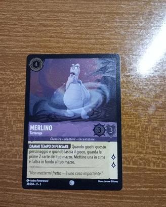 Merlino - Tartaruga Common Foil 38/204 Lorcana