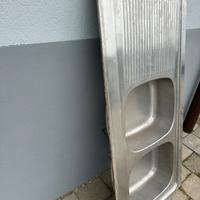 Lavandino in acciaio inox