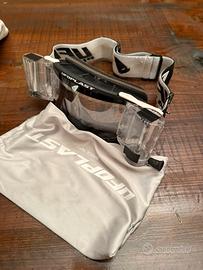 Occhiali motocross roll off ufo neri