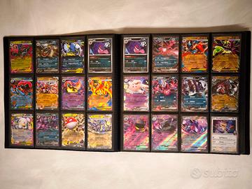 Lotto da 120 carte Pokemon speciali + Album 