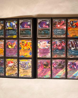 Lotto da 120 carte Pokemon speciali + Album 