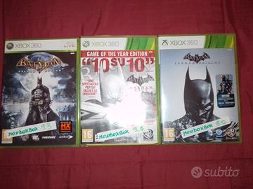 Saga Batman Xbox 360 nuovi 