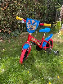Bici bambino paw patrol