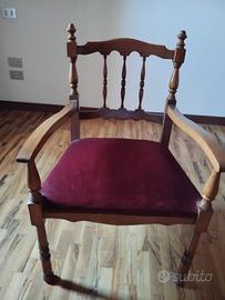 Sedia da camera vintage