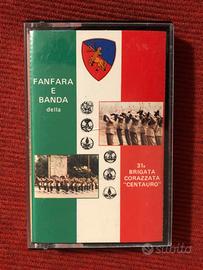 Musicassetta fanfara e banda Brigata Centauro