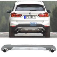 DIFFUSORE BMW X1 F48 15- LOOK M + TERMINALI DI SCA