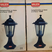 2 Lanterne lampioncino per esterno nuove