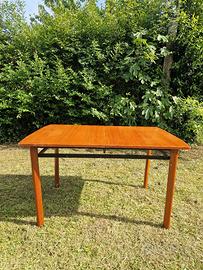 Tavolo allungabile Scandinavo in teak, anni '60